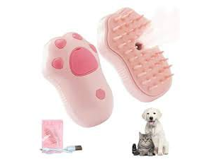 CEPILLO MASAJEADOR CON SPRAY PARA MASCOTA(COD:JY-08)