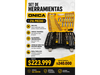 SET DE HERRAMIENTAS ONICA 216 PIEZAS (COD OA-HR705)