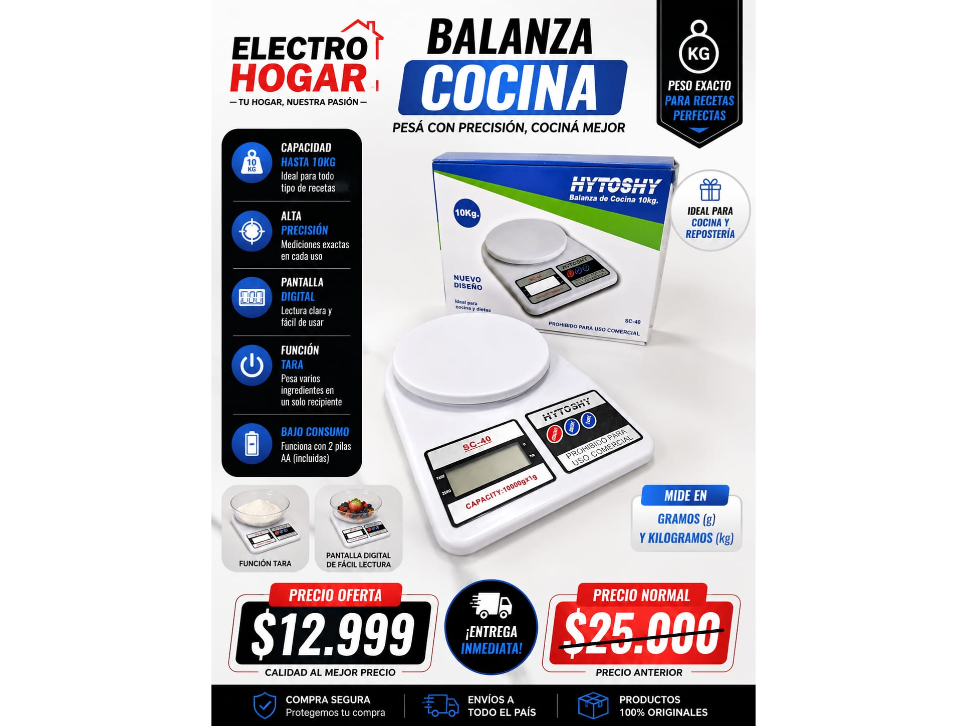 BALANZA DE COCINA