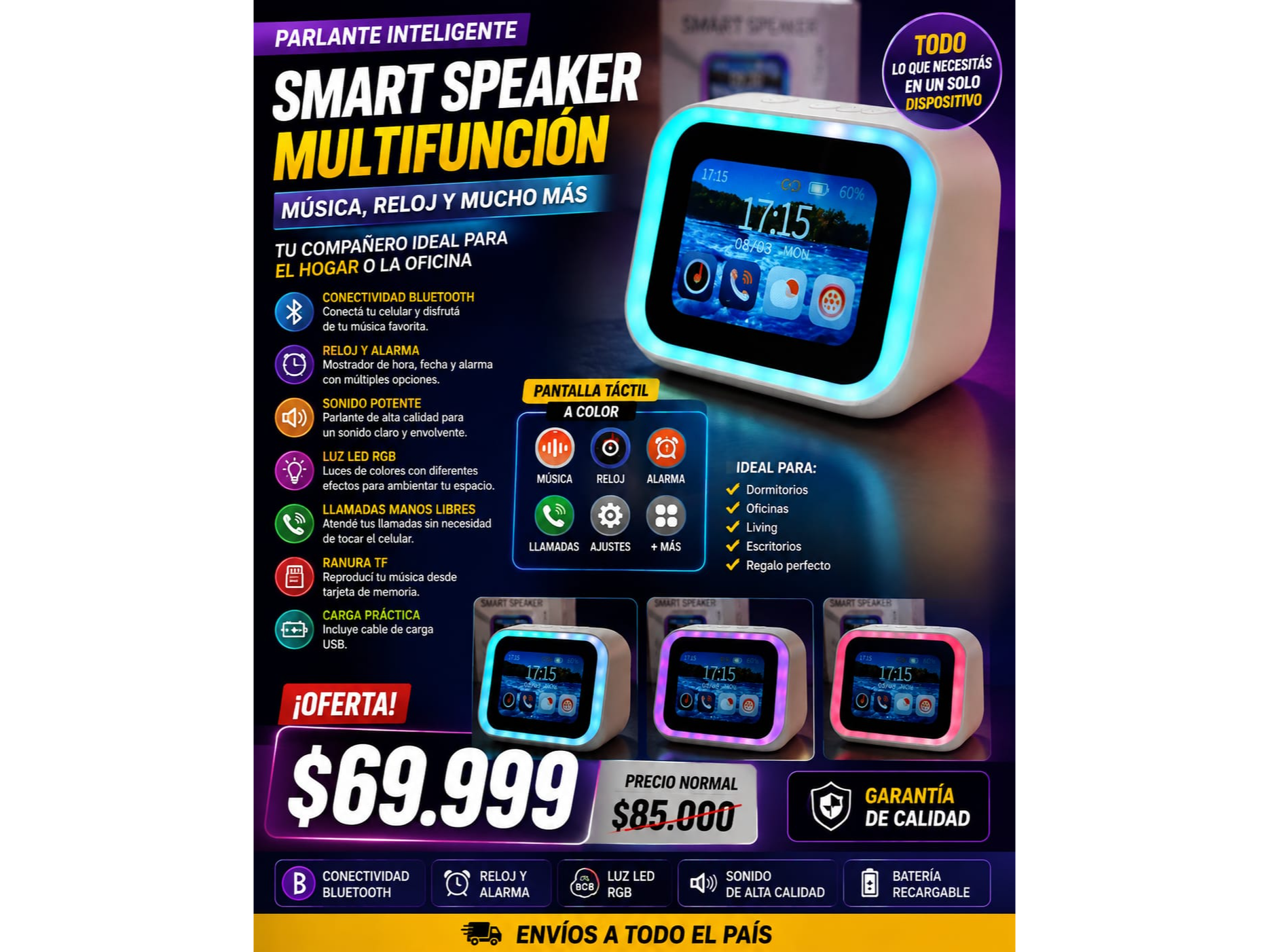 SMART  SPEAKER MULTIFUNCION