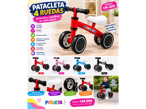 PATACLETA 4 RUEDAS(CM-3015) de Nova Hogar