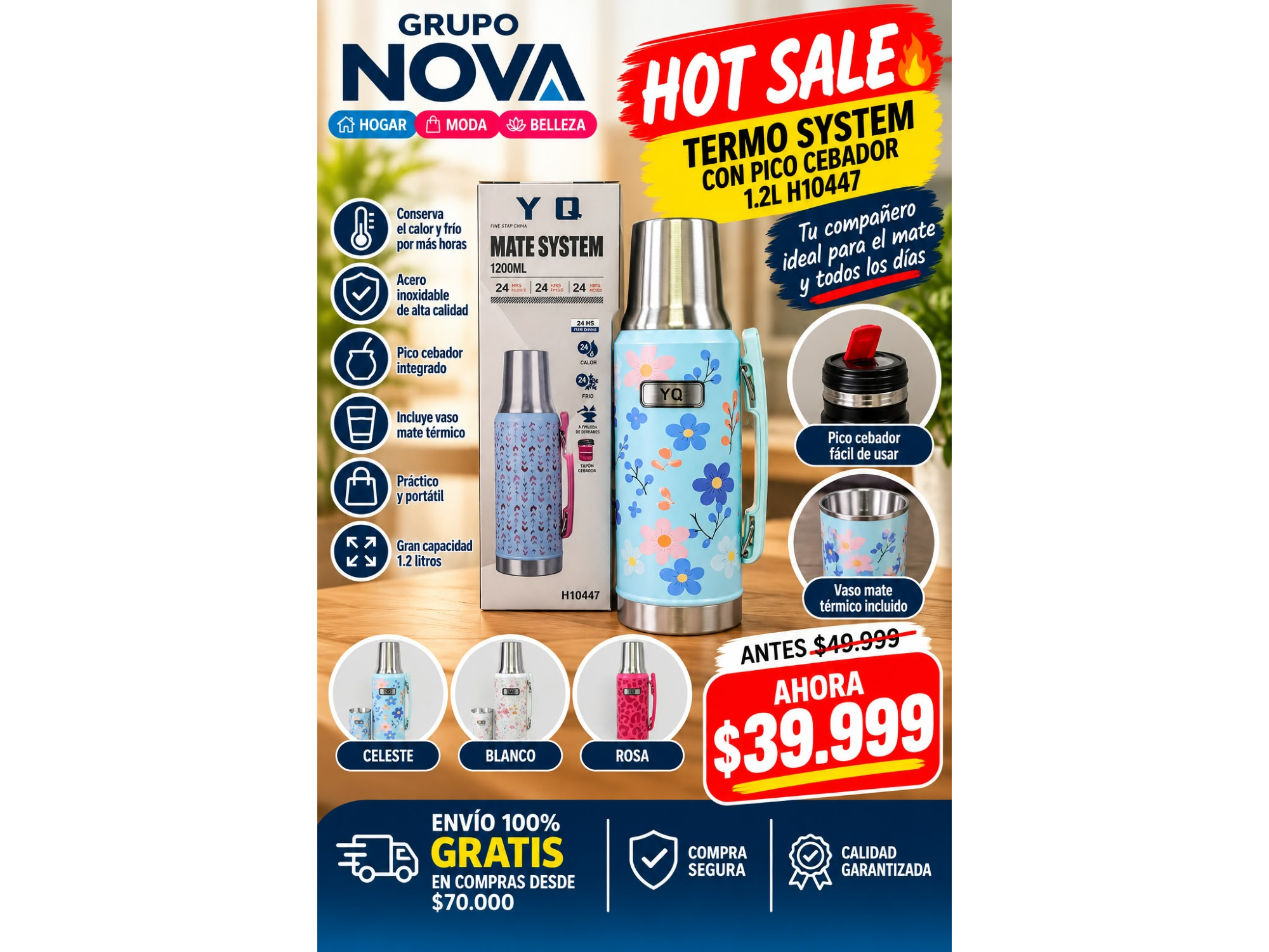 TERMO SYSTEM CON PICO CEBADOR 1.2L H10447