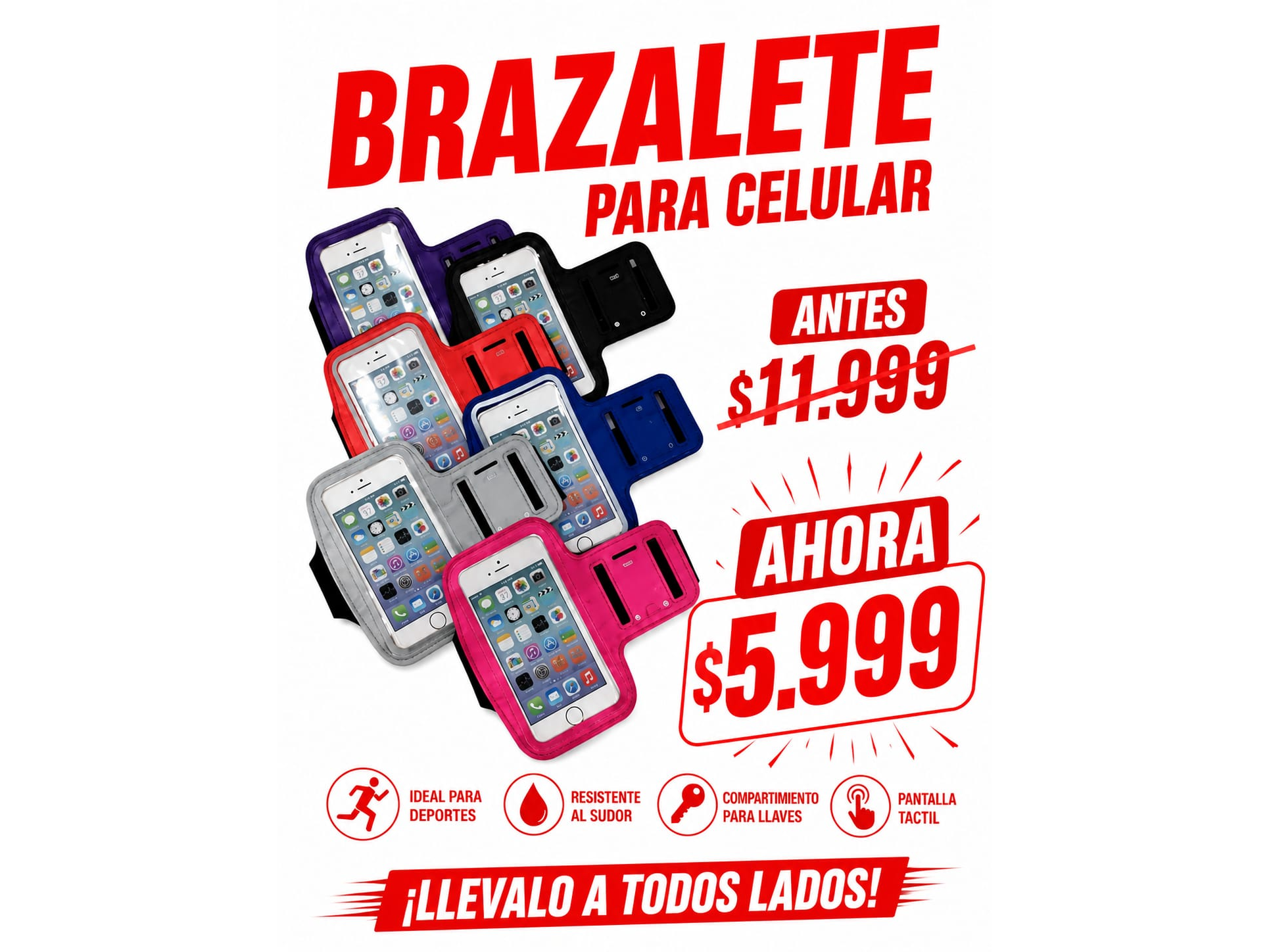 BRAZALETE PARA CELULAR
