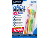 SET DE CEPILLOS DENTALES X3 18,5CM