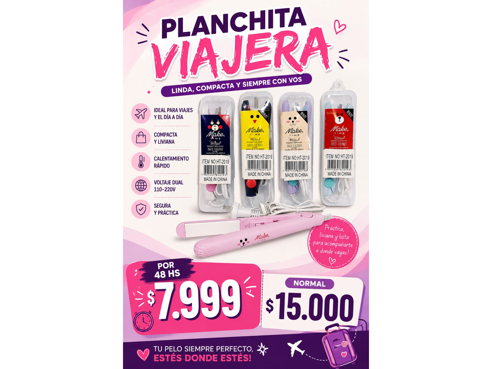 PLANCHITA VIAJERA