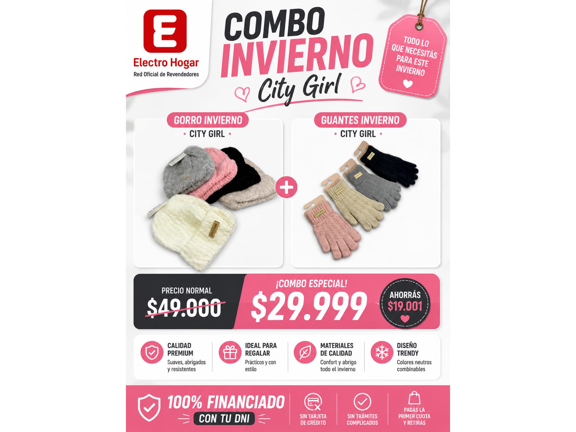 COMBO INVIERNO CITY GIRL