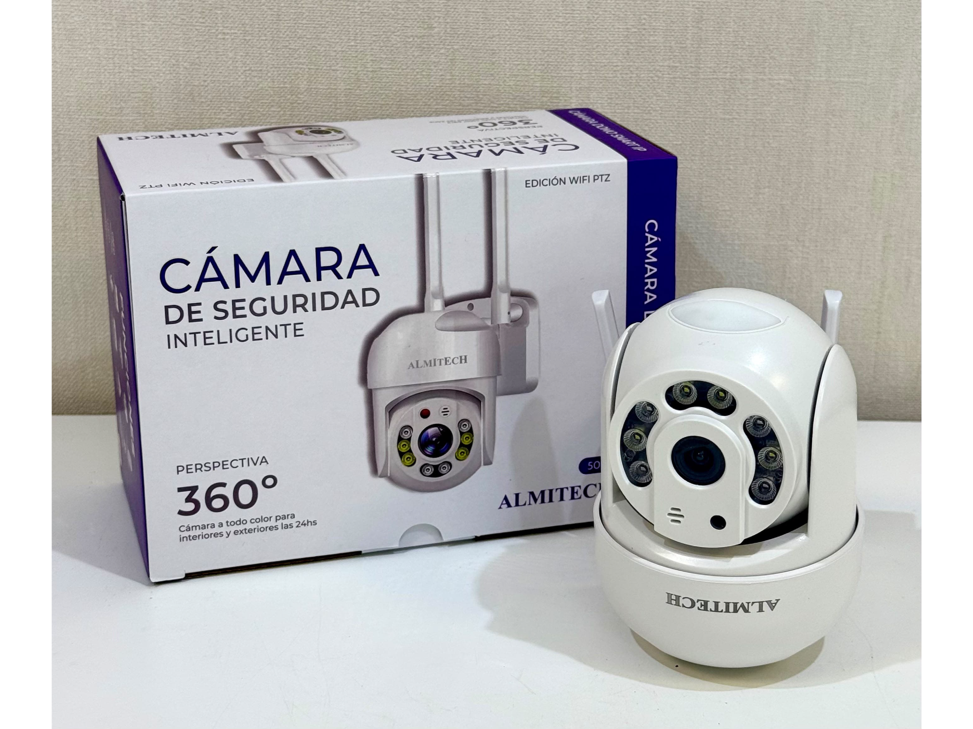 CAMARA DE SEGURIDAD WIFI PZT 360°(COD:505)