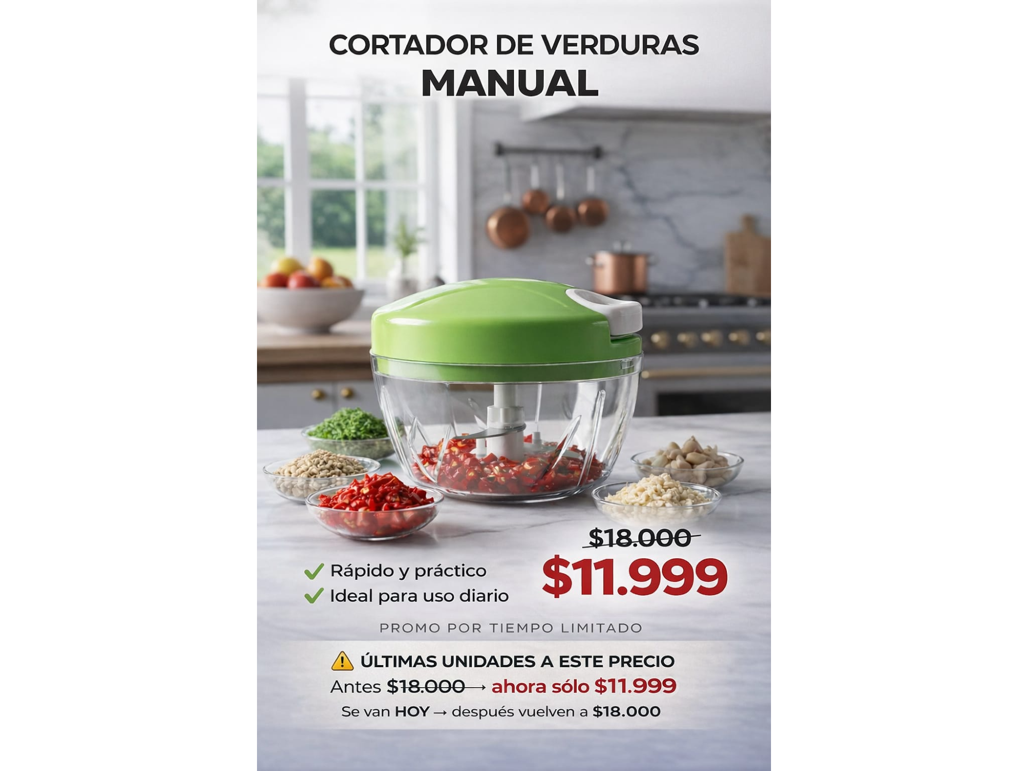 CORTADOR DE VERDURAS