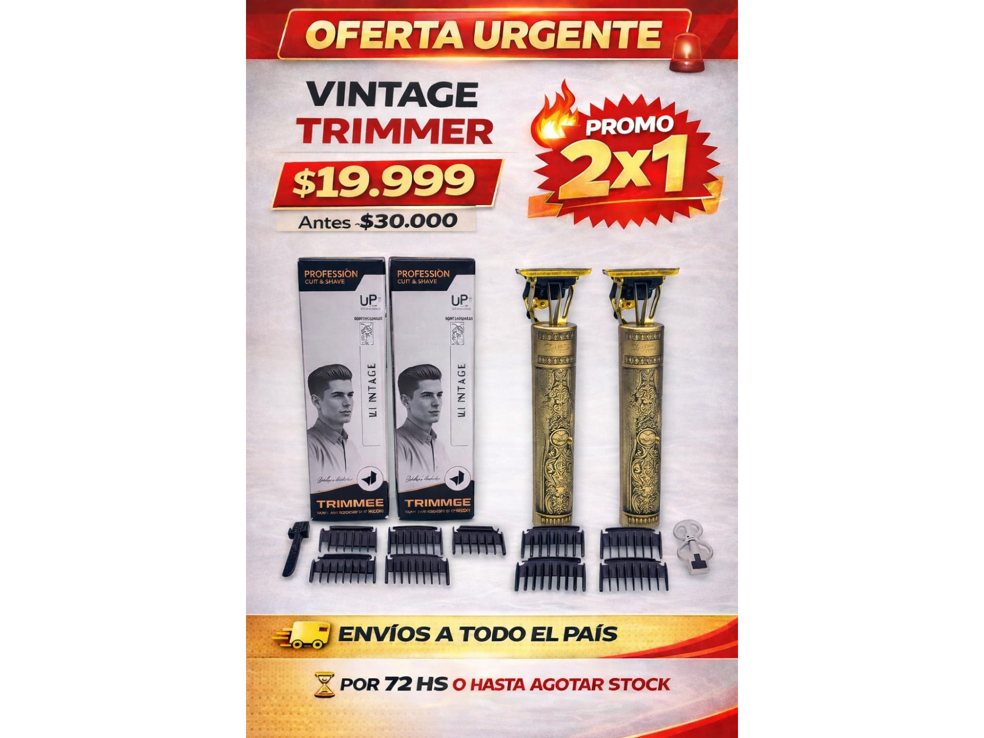 2x1 PATILLERA VINTAGE TIMMER