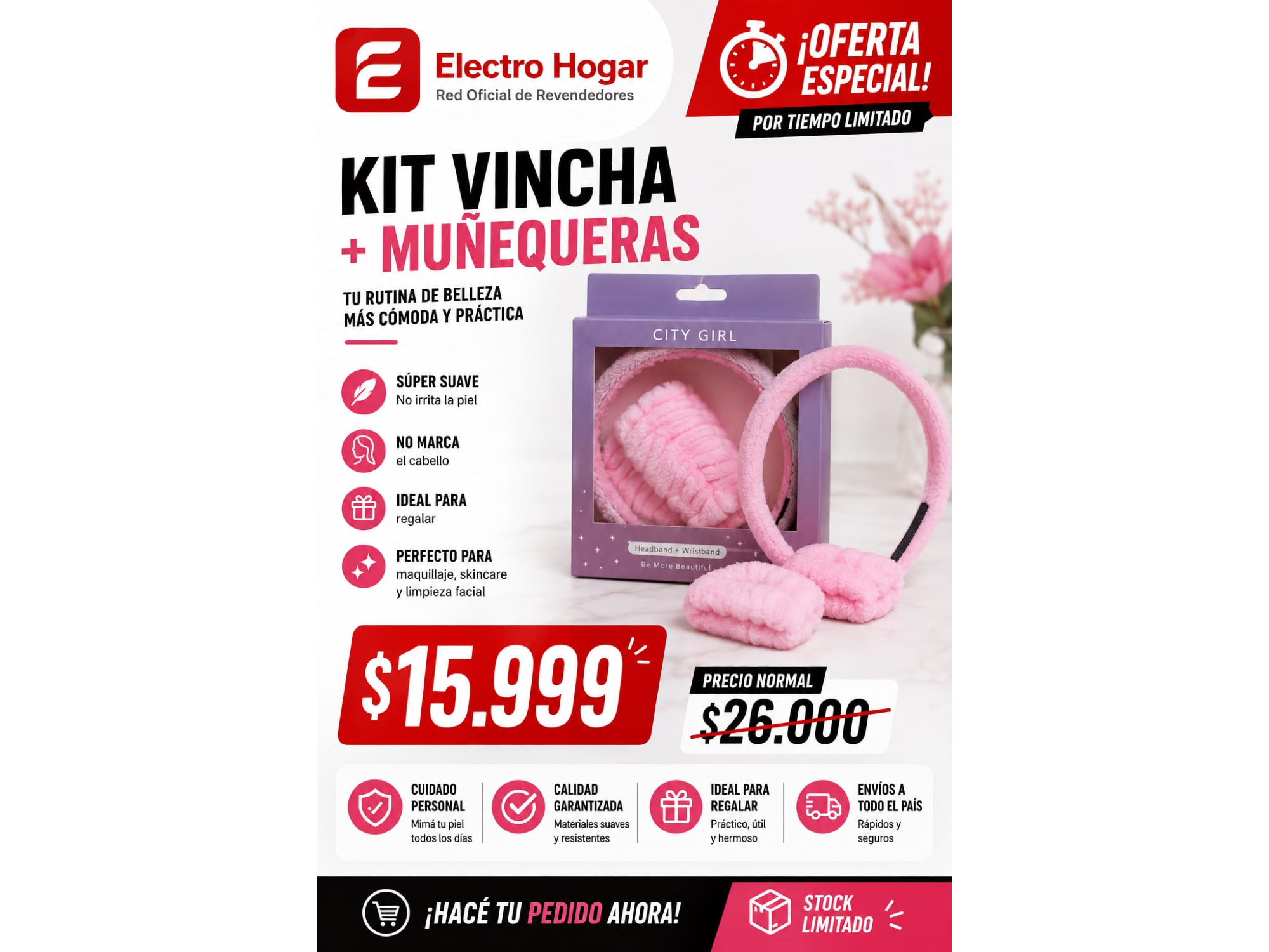 KIT VINCHA+MUÑEQUERA