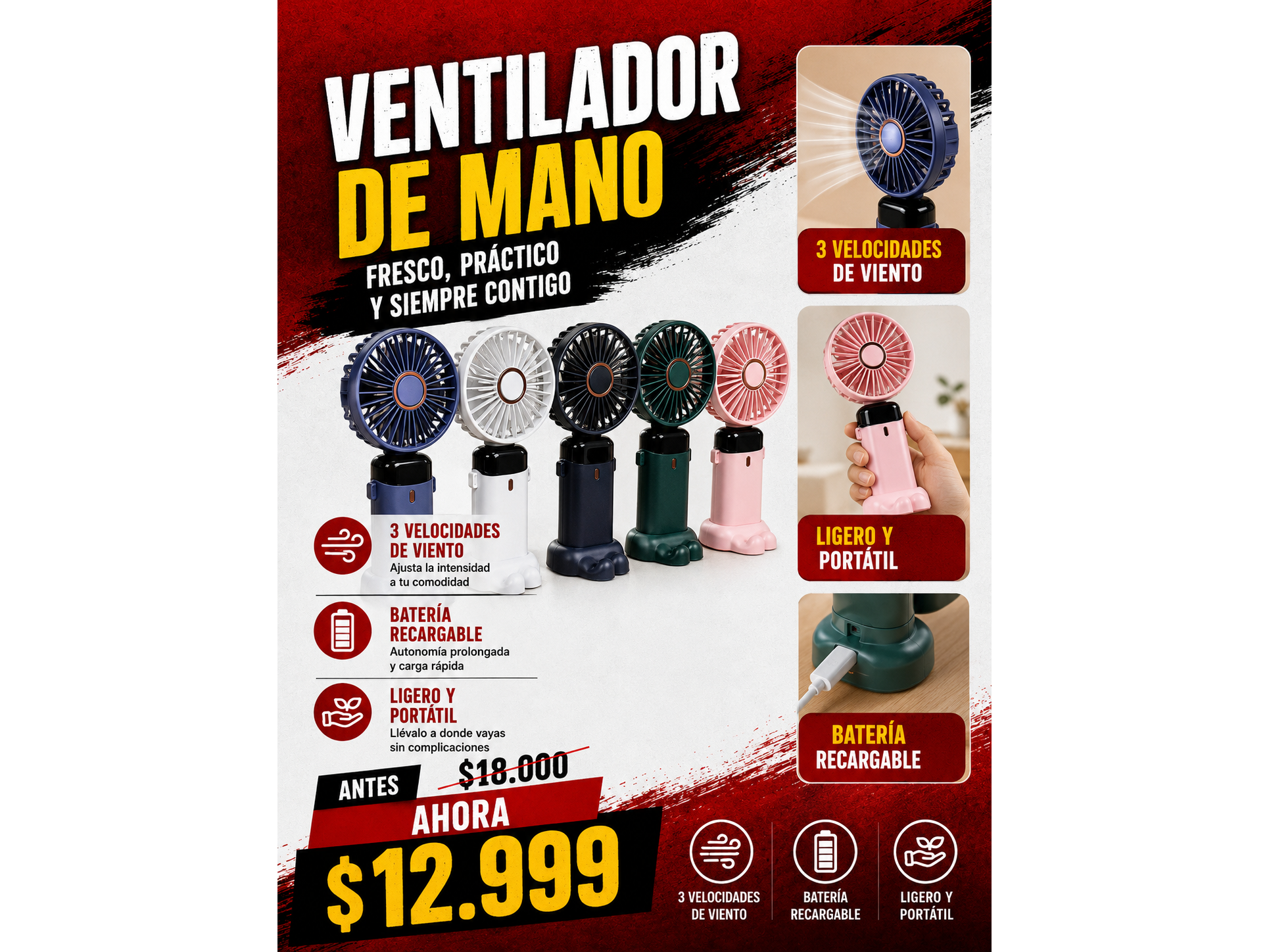 VENTILADOR DE MANO