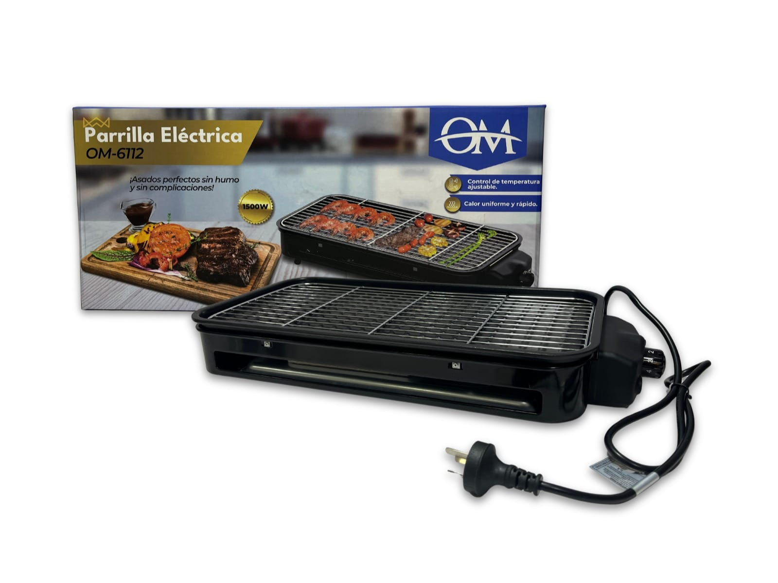 PARRILLA ELECTRICA OM 1500W