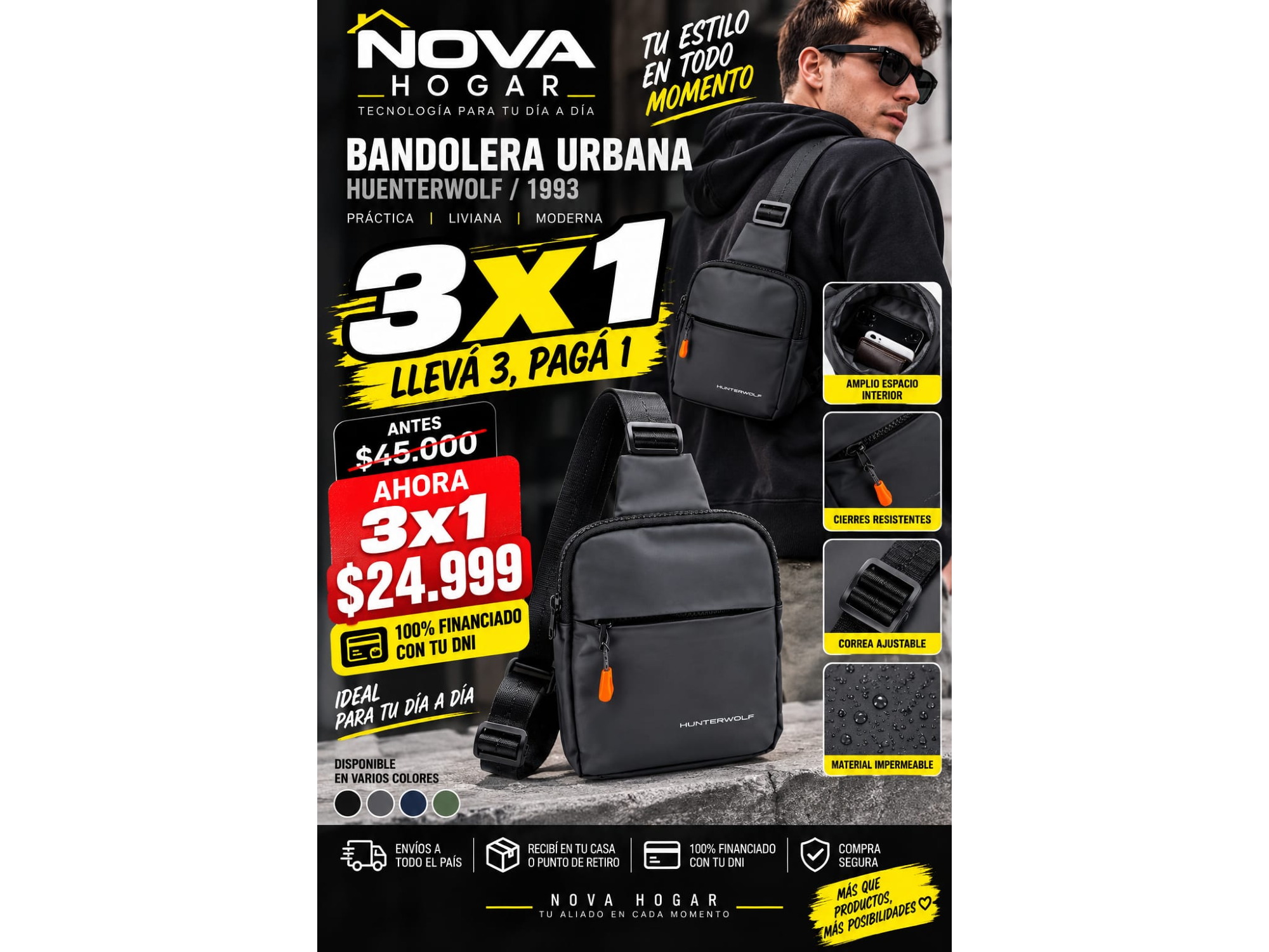 3X1 BANDOLERA URBANA