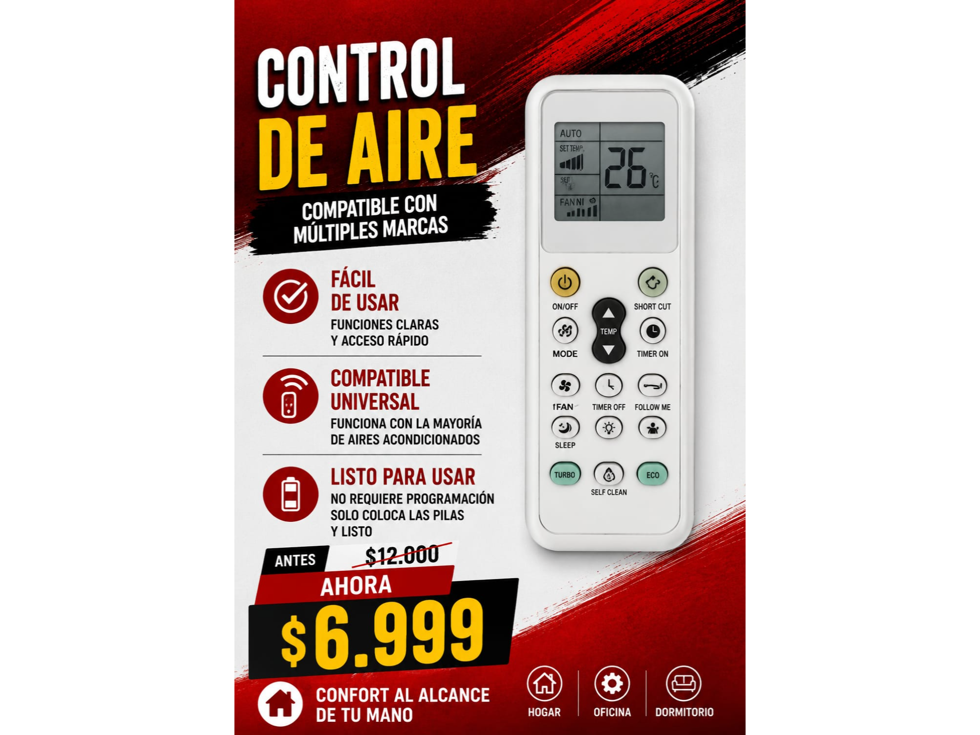 CONTROL A/A UNIVERSAL