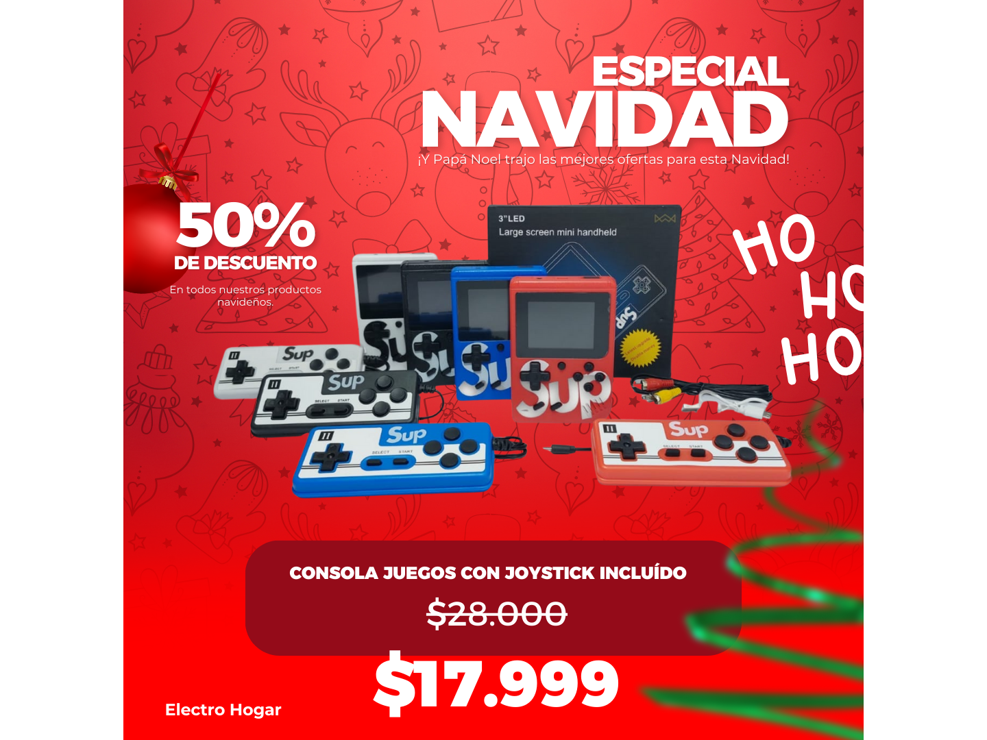 CONSOLA DE JUEGO CON JOYSTICK