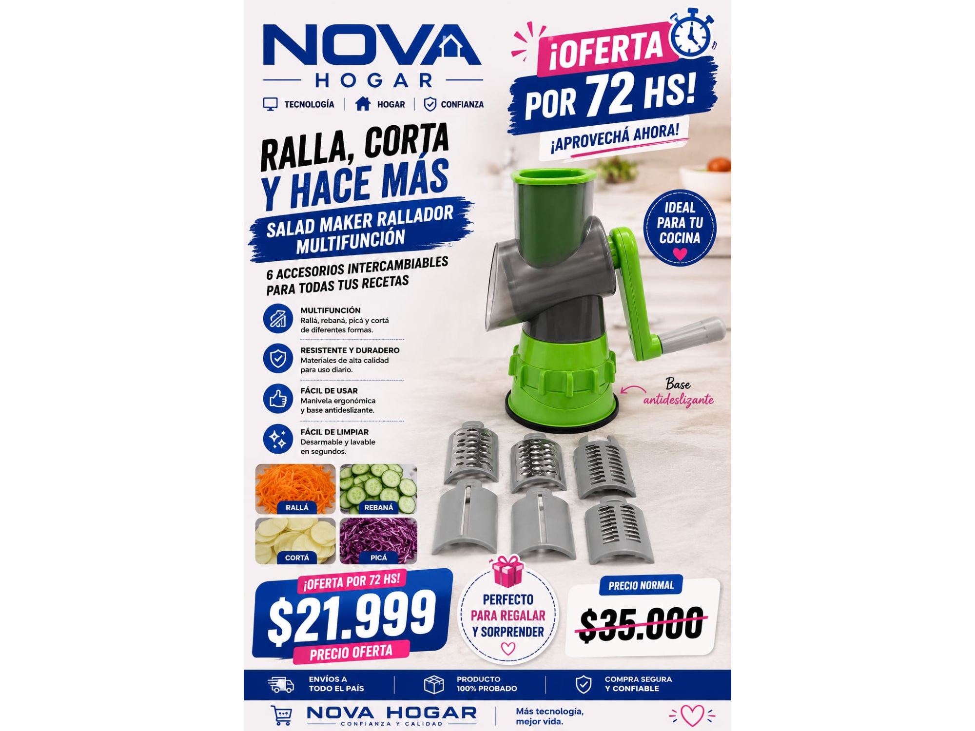 RALLADOR MULTIFUNCION