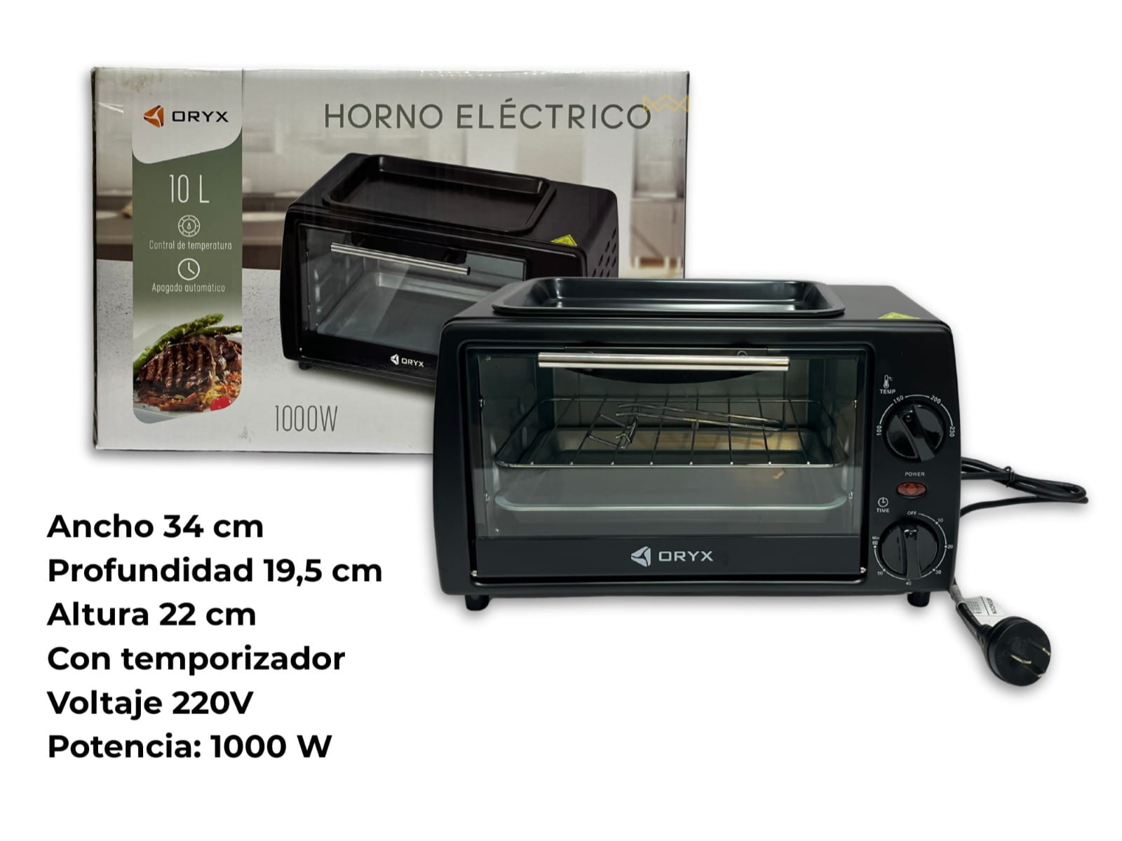 HORNO ELECTRICO ORYX