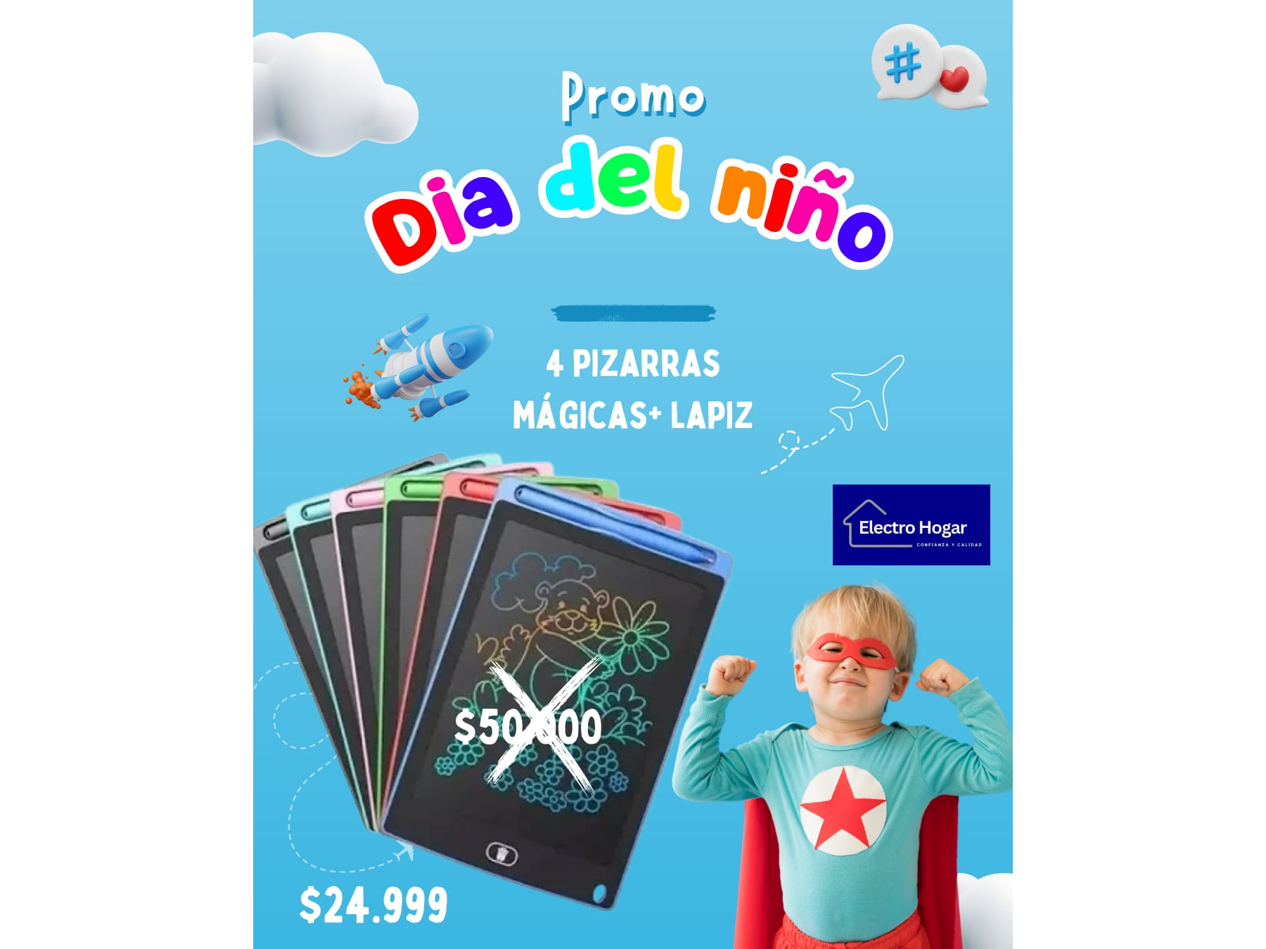 4 PIZARRAS MÁGICAS