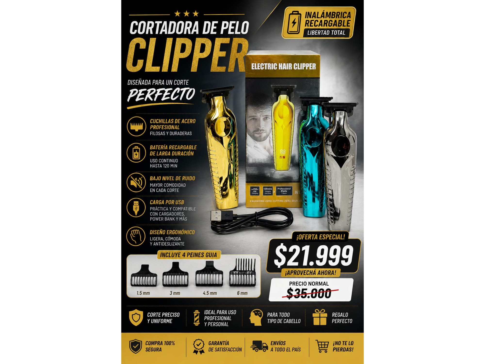 CORTADORA DE PELO CLIPPER