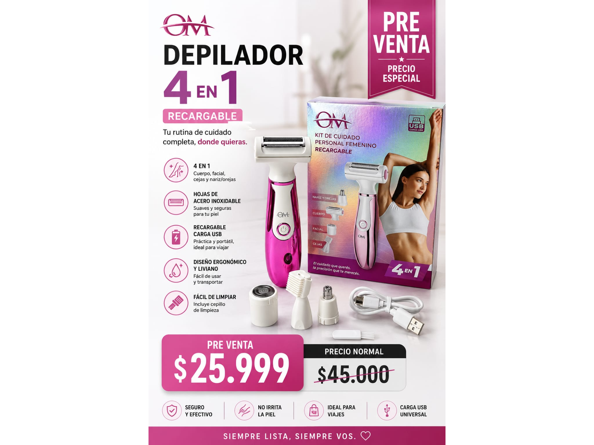 DEPILADOR 4 EN 1