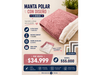 MANTA POLAR CON DISEÑO