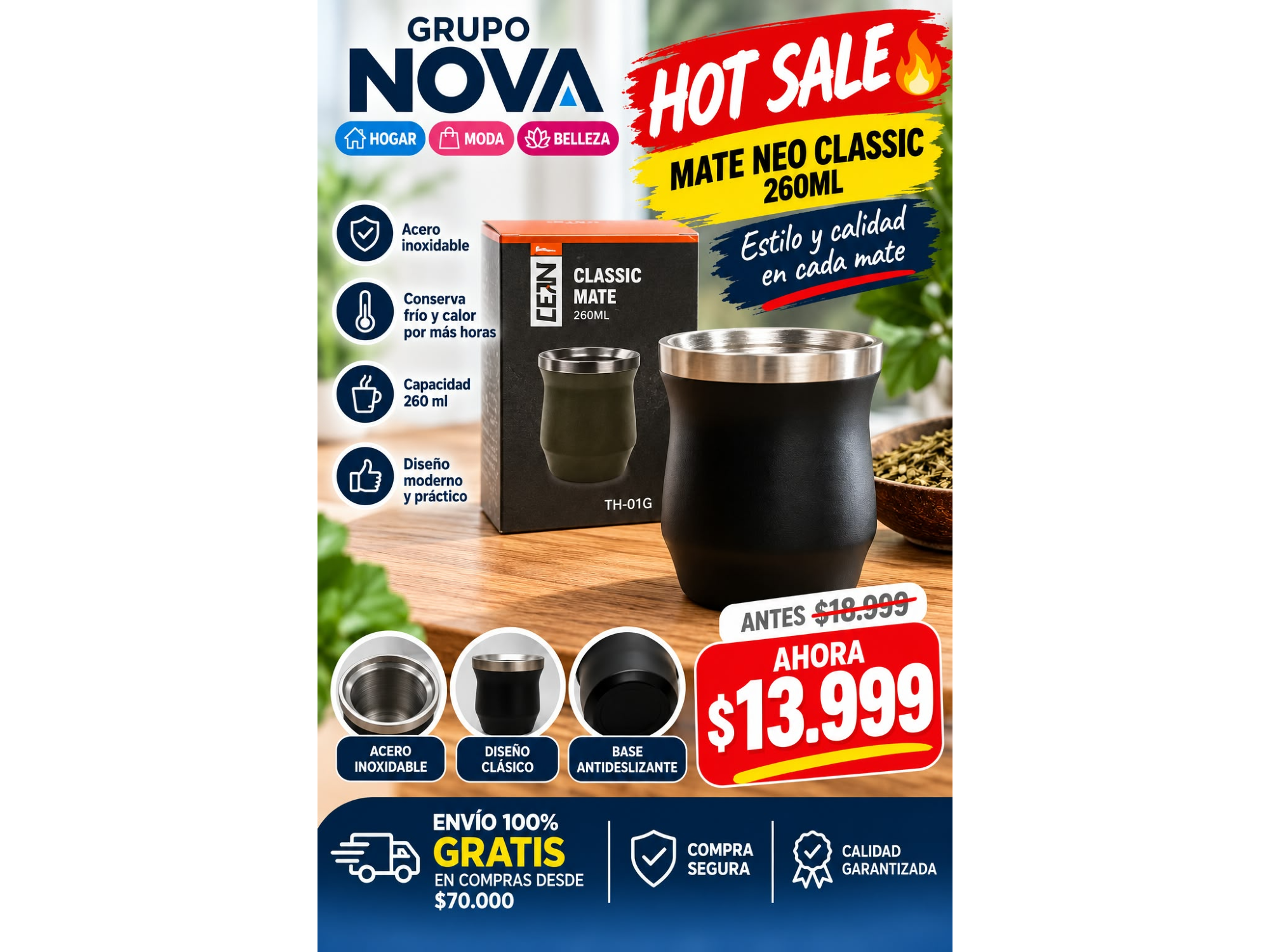 MATE NEO CLASDIC 260 ML