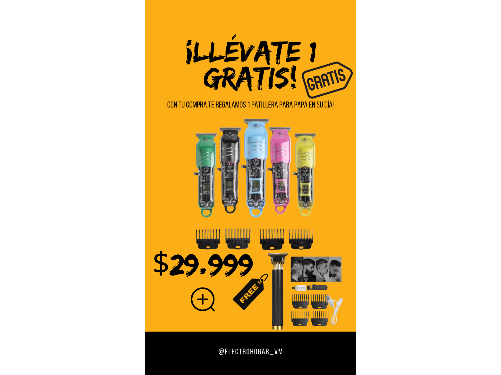 CORTADORA 6 EN 1 + PATILLERA DE REGALO