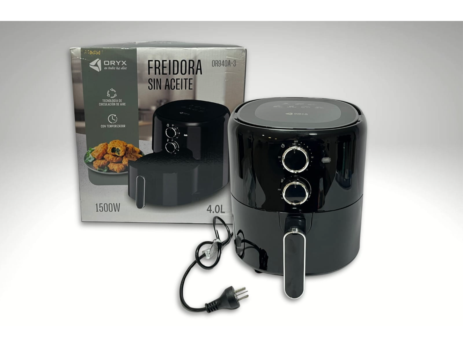 FREIDORA SIN ACEITE 4L ORYX(OR940-3)