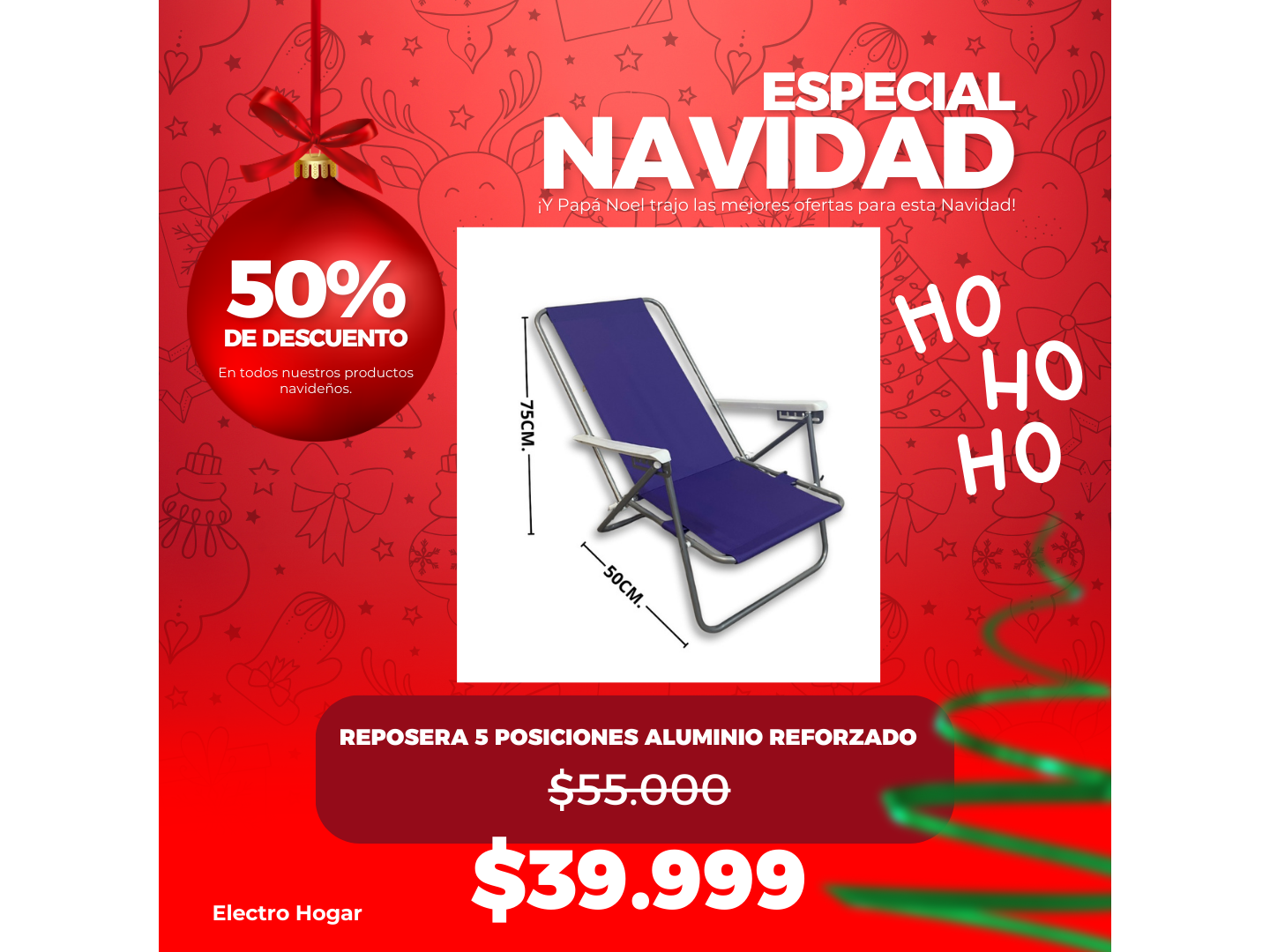 REPOSERA 5 POSICIONES