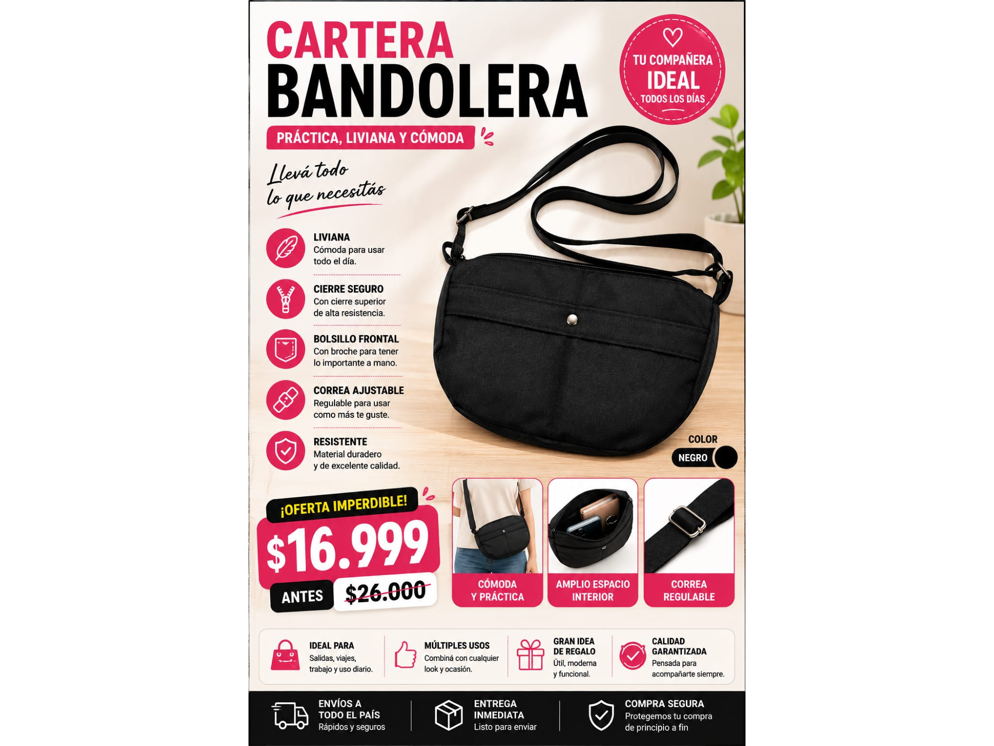 CARTERA BANDOLERA