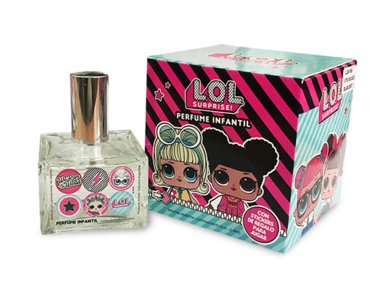 44138 - Perfume Lol x 50 ml. Con stickers de regalo para jugar!