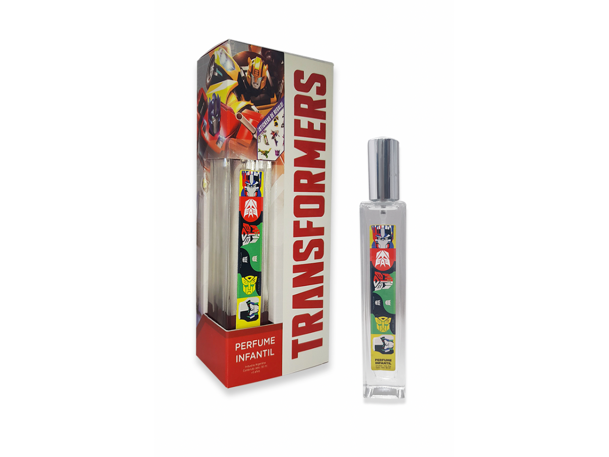 46996 - PERFUME INFANTIL TRANSFORMERS C/STICKERS x 50 ml