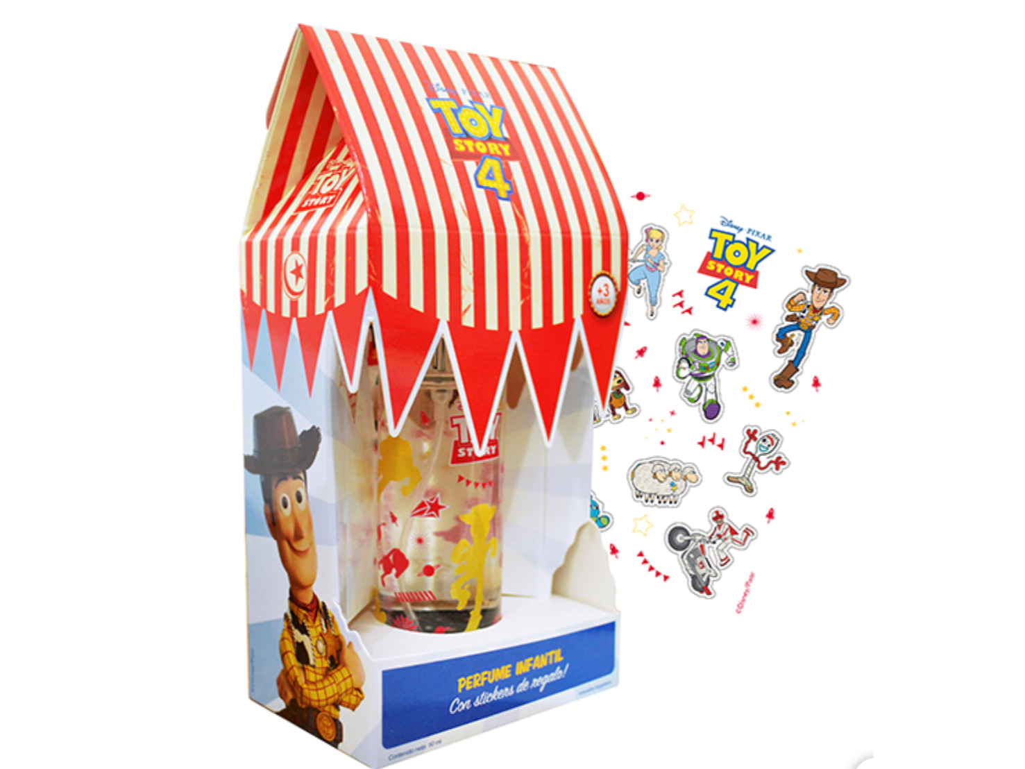 41854 - Perfume feria x 50 ml. con stickers de regalo. Toy Story 4