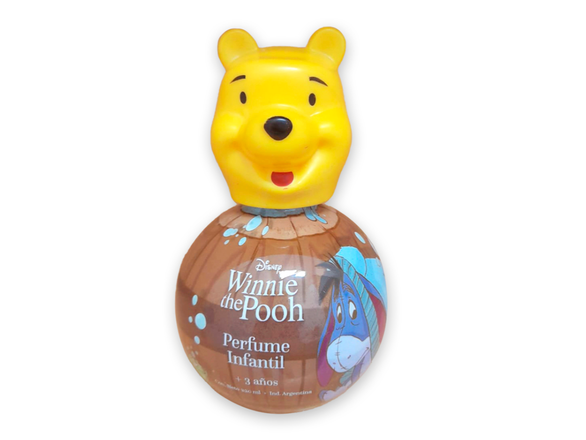 49225 - PERFUME WINNIE POOH X 220 ML BOLA TAPA CABEZA