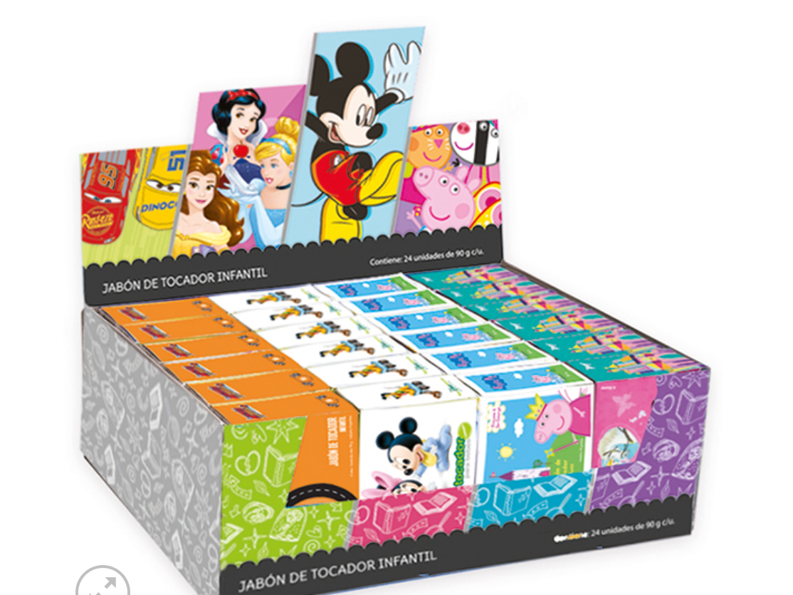 5109 Jabon de tocador caja exhibidora x24 unid surtida