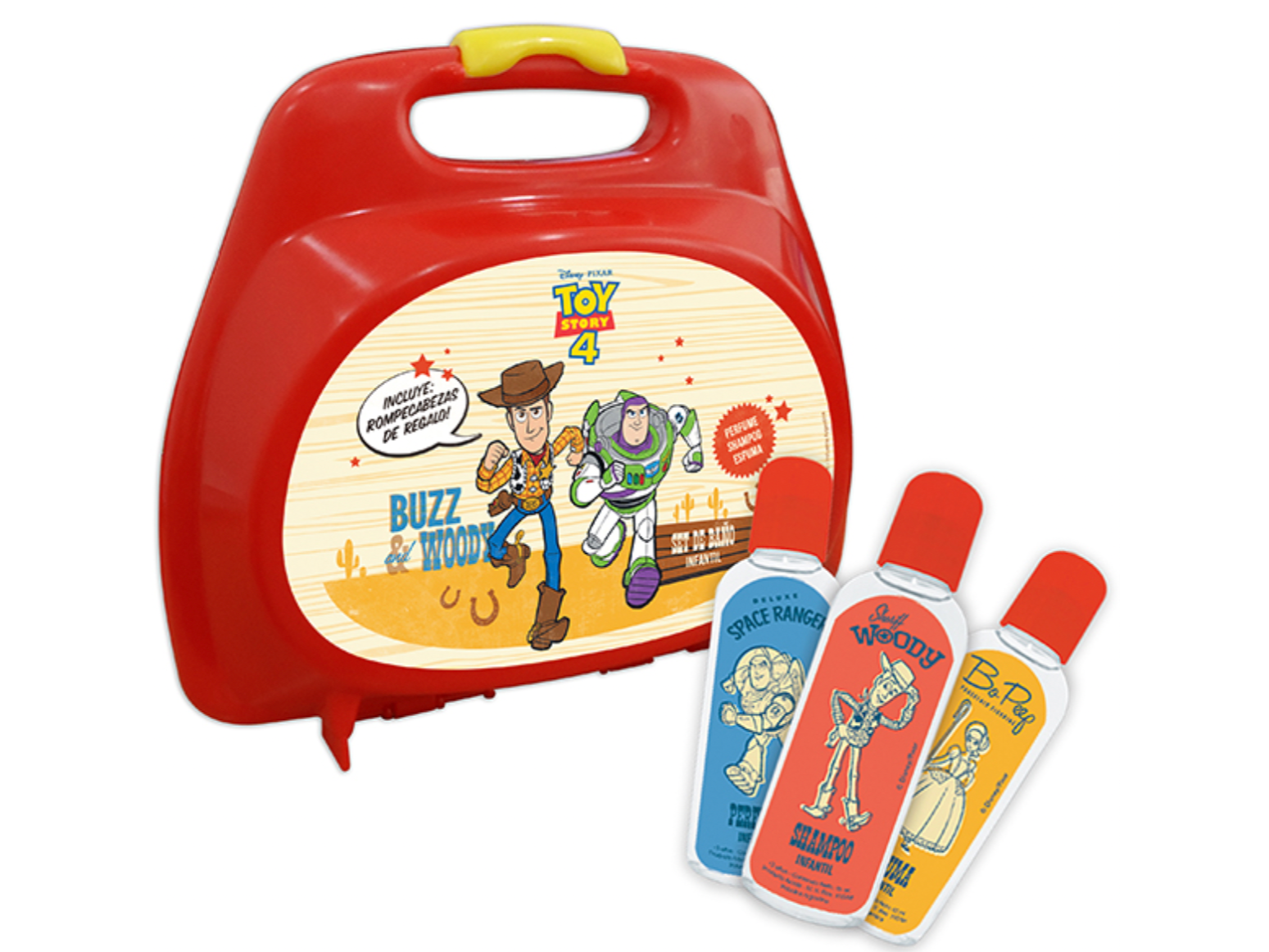 41823 - Valijita set de baño (perfume+shampoo+espuma) con rompecabezas de regalo.