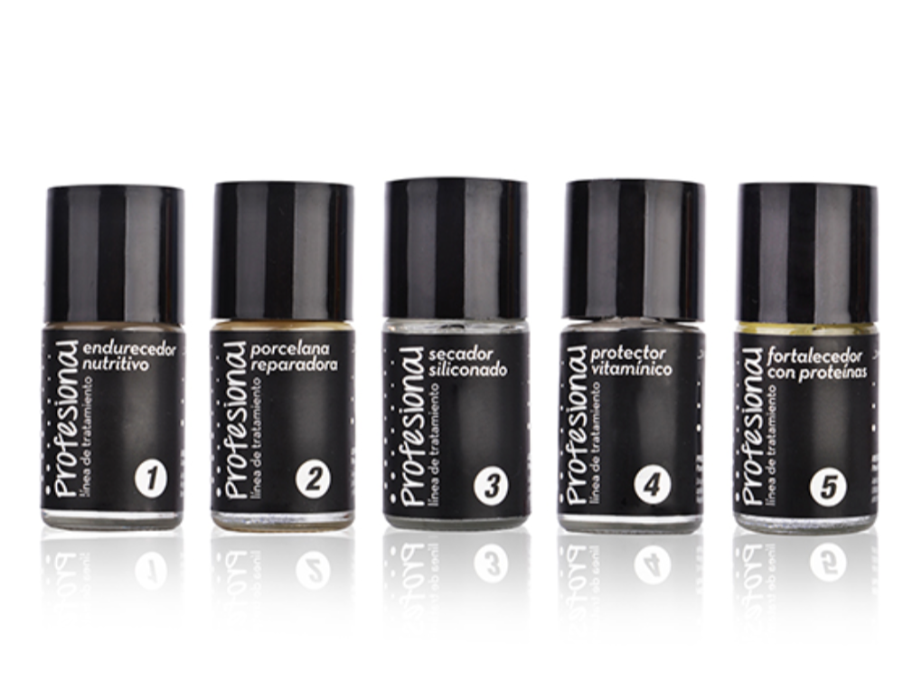 537 - ESMALTE TRATAMIENTO DE UÑAS PROFESIONAL *con exhibidor*