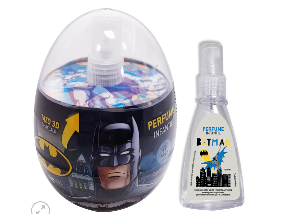45210 - PERFUME X 50ML EN CAPSULA BATMAN+TAZO 3D
