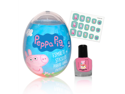 47719 - Huevo con Esmalte Sorpesa + Stickers PEPPA PIG