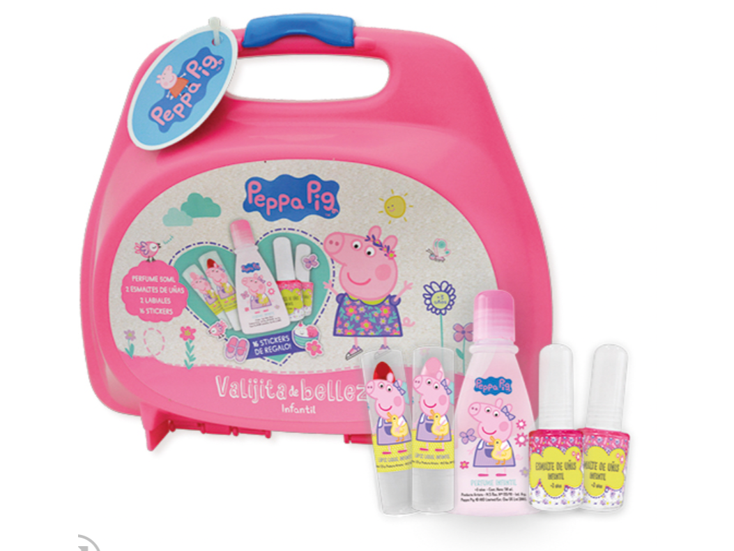 94388 - Valijita de Belleza (perfume+2 esmaltes+2labiales+stickers)