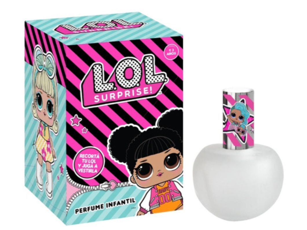 42677 - Perfume Lol con estuche desplegable con ilustracion para pintar 50 ml
