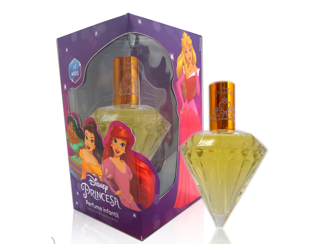 7301 Perfume Diamante Dorado Princesas