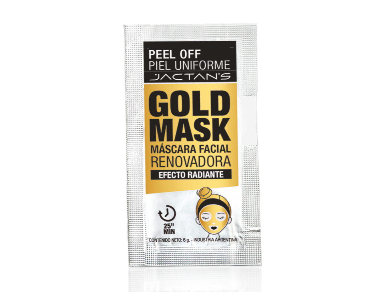 722 - GOLD MASK-MASCARA FACIAL RENOVADORA - EFECTO RADIANTE