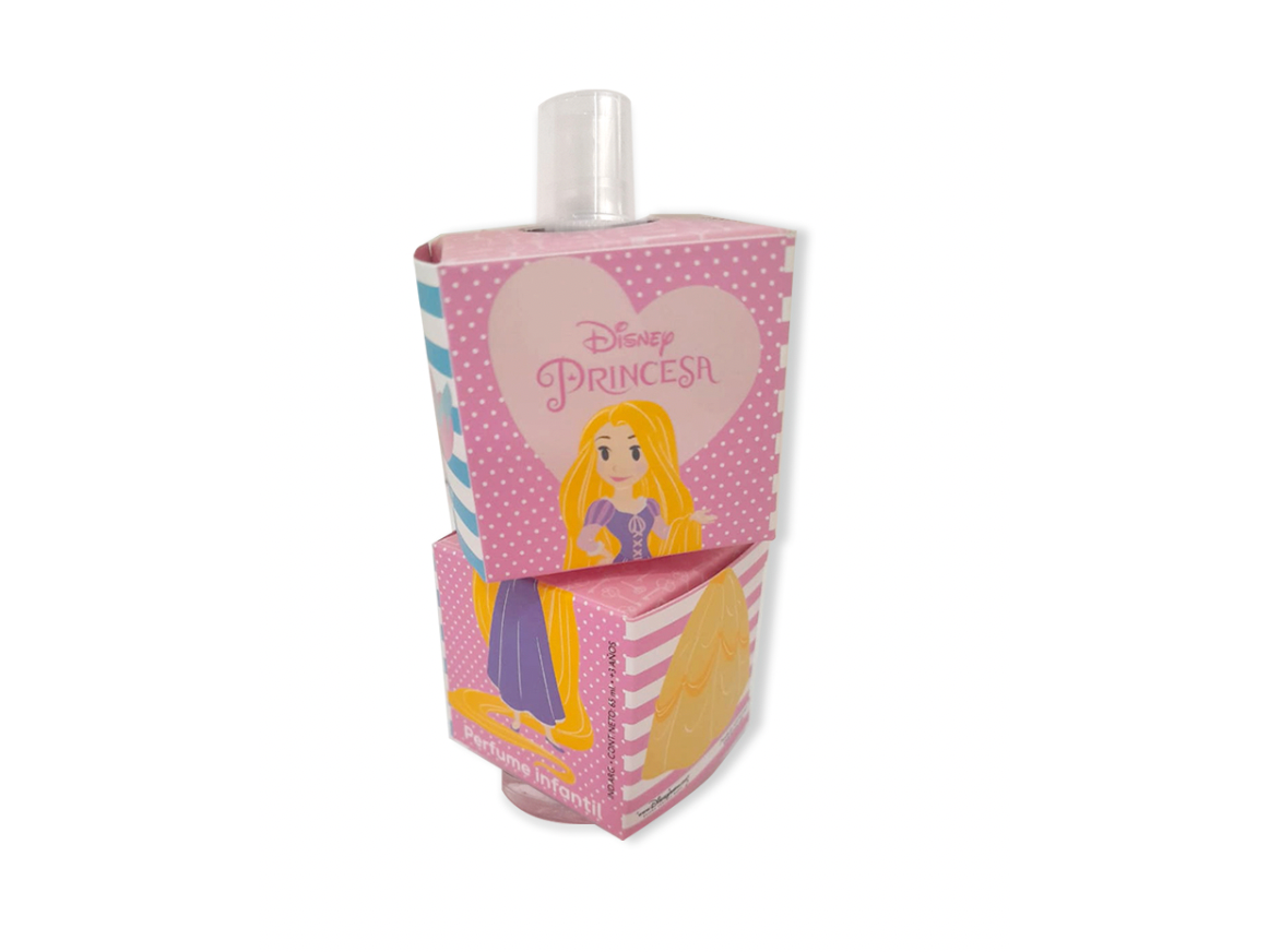 47887 Perfume Infantil Body Splash Cubos Princesas x 65 ml