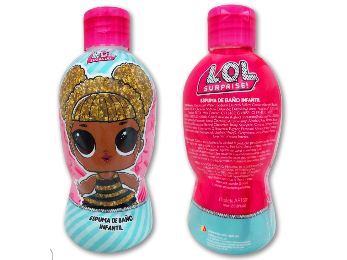 48242 - ESPUMA DE BAÑO X 250ML LOL 2D