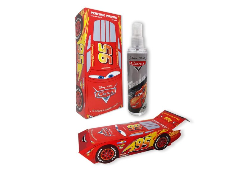 1134 - Perfume con atom. en caja metalizada  x 120ml. Cars