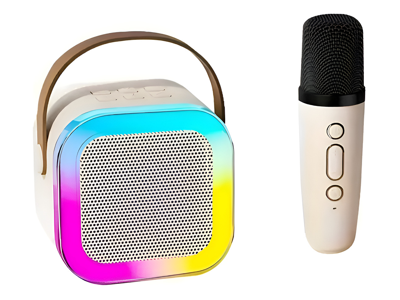Parlante karaoke con micrófono