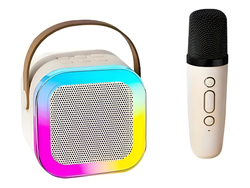 Parlante karaoke con micrófono