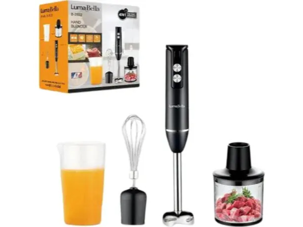 MiniPimer de mano 5 en 1 con accesorios de SmartShop