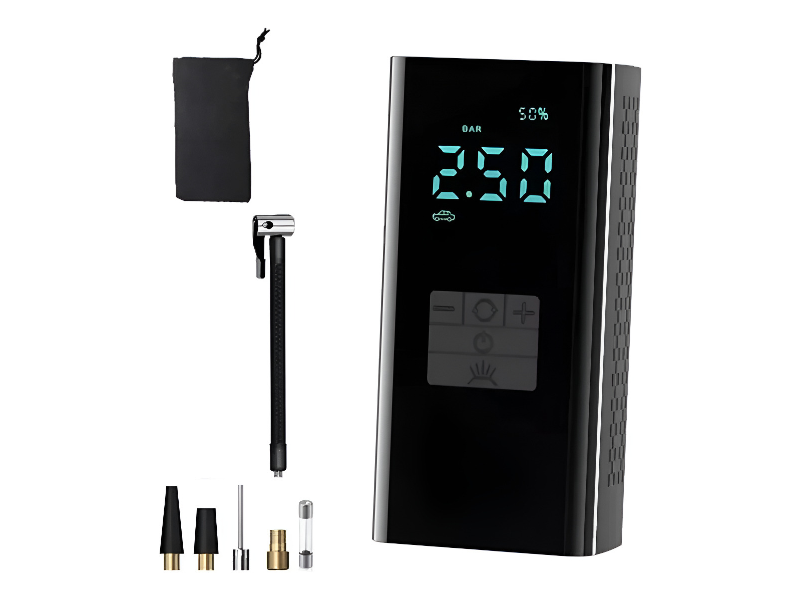 Compresor digital recargable